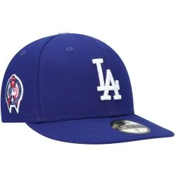 Men's Los Angeles Dodgers New Era Royal 9/11 Memorial Side Patch 59FIFTY Fitted Hat
