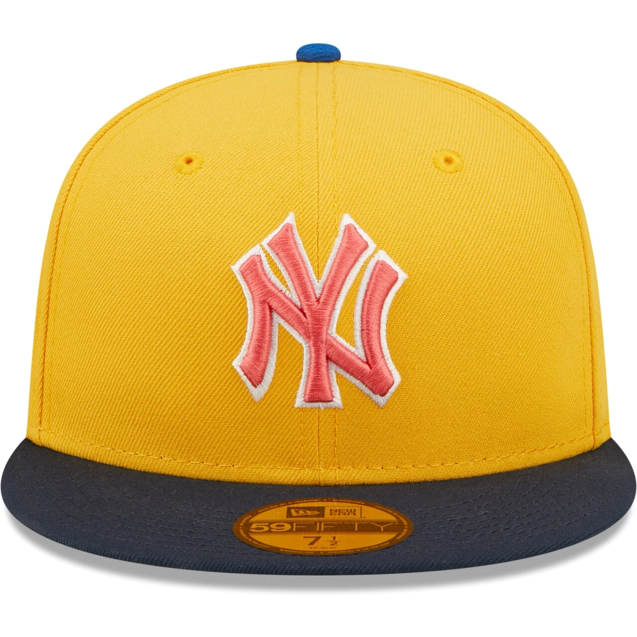 Men's New York Yankees New Era Gold/Azure 100th Anniversary Undervisor 59FIFTY Fitted Hat 4 Men's New York Yankees New Era Gold/Azure 100th Anniversary Undervisor 59FIFTY Fitted Hat - Image 2