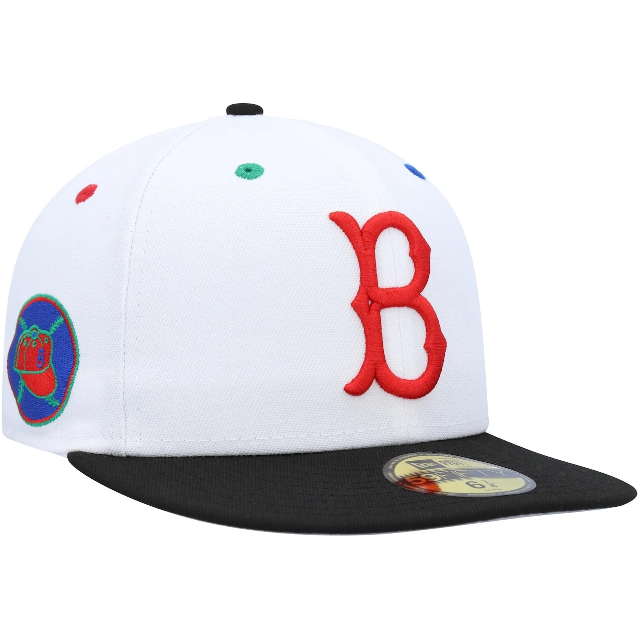 Men's Brooklyn Dodgers New Era White/Black Cooperstown Collection Primary Eye 59FIFTY Fitted Hat 3 Men's Brooklyn Dodgers New Era White/Black Cooperstown Collection Primary Eye 59FIFTY Fitted Hat