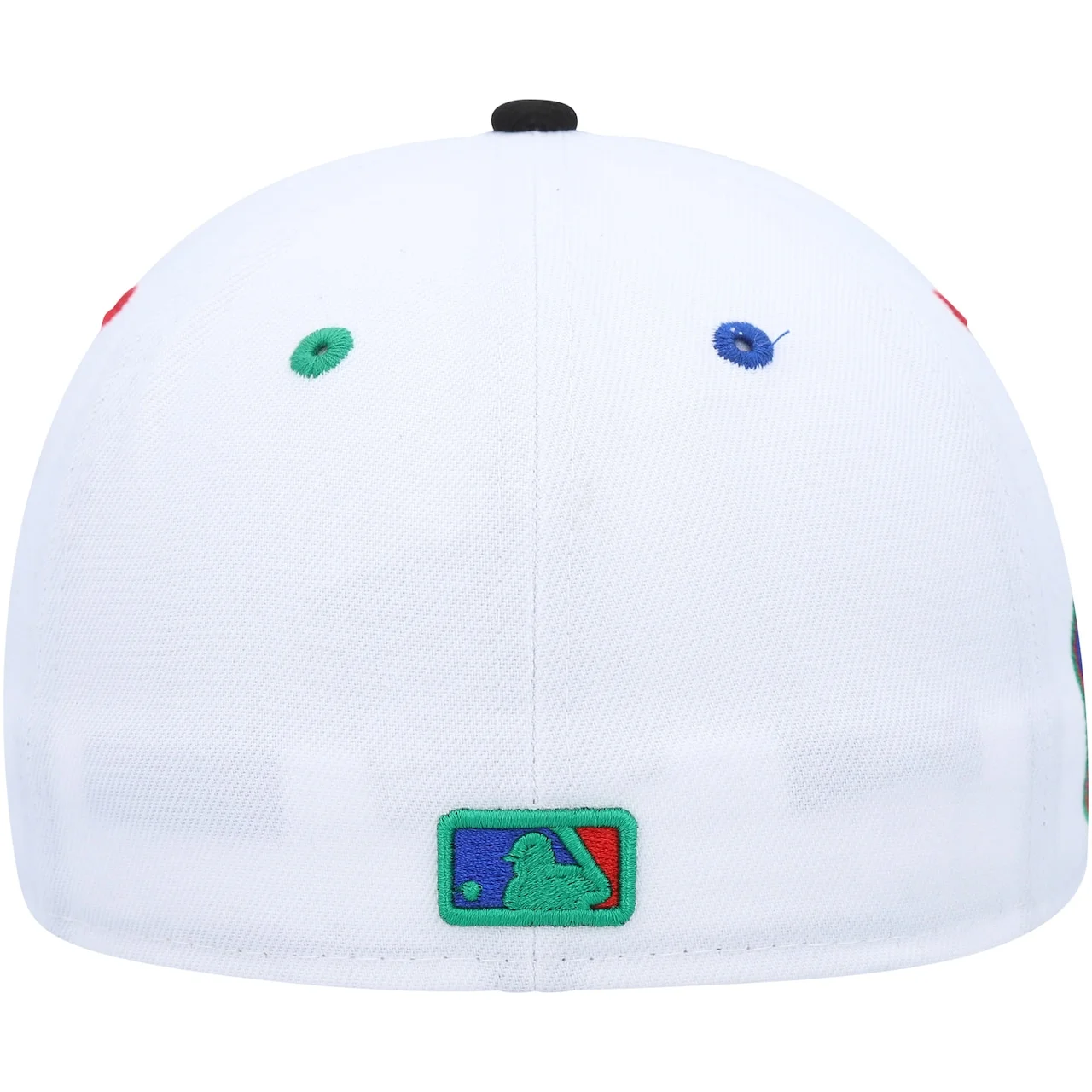 Men's Brooklyn Dodgers New Era White/Black Cooperstown Collection Primary Eye 59FIFTY Fitted Hat 6 Men's Brooklyn Dodgers New Era White/Black Cooperstown Collection Primary Eye 59FIFTY Fitted Hat - Image 4