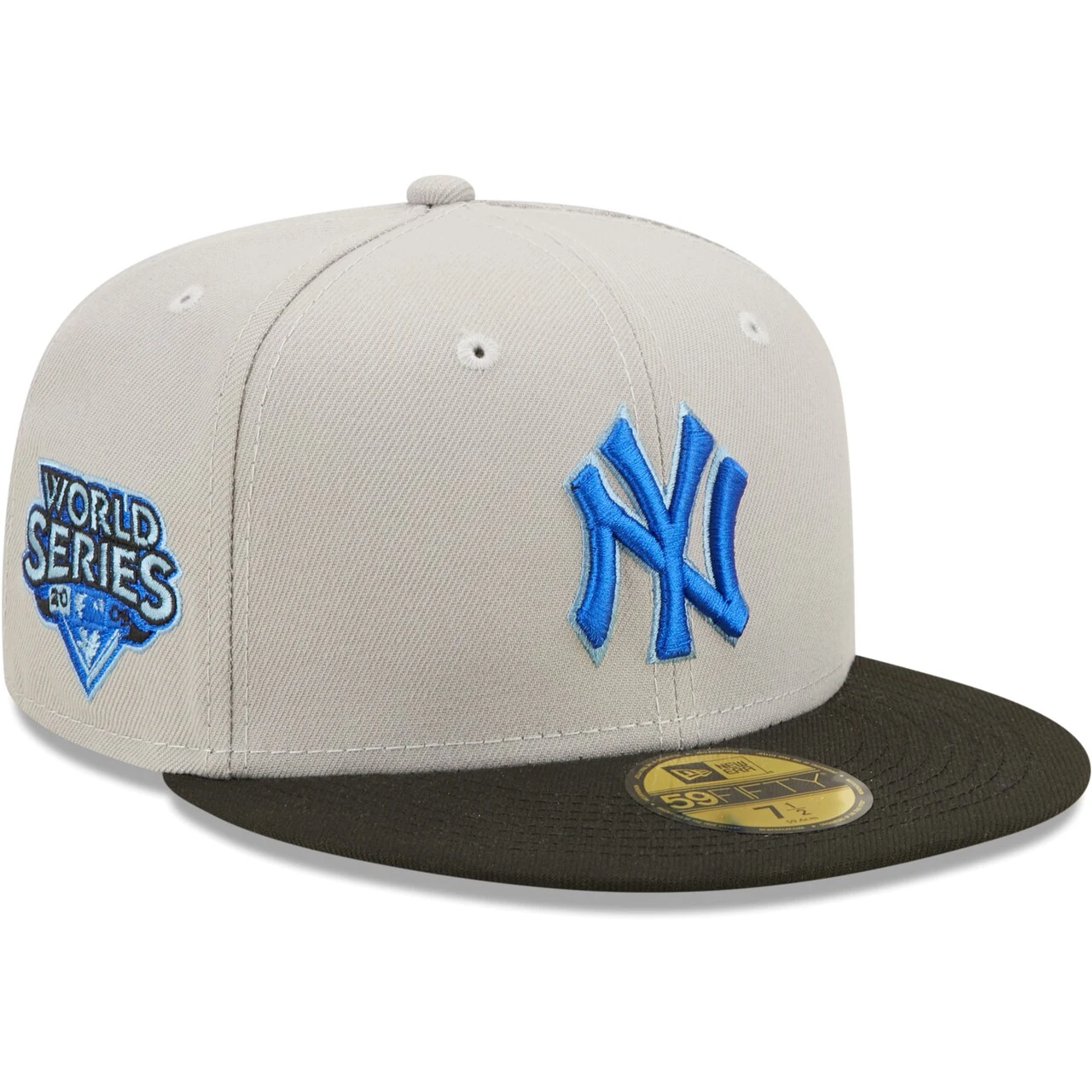 Men's New York Yankees New Era Gray/Black 2009 World Series Undervisor 59FIFTY Fitted Hat 3 Men's New York Yankees New Era Gray/Black 2009 World Series Undervisor 59FIFTY Fitted Hat