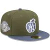 Men's New York Yankees New Era Olive/Blue 59FIFTY Fitted Hat -San Diego Padres Caps Sales blue new york yankees 59fifty fitted hat ss5 p 200013110pv 1u 3womudd8rxcxxafnhdznv ghqhbqepylvqsb04iisl