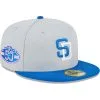 Men's San Diego Padres New Era Gray/Blue Dolphin 59FIFTY Fitted Hat -San Diego Padres Caps Sales blue san diego padres dolphin 59fifty fitted hat ss5 p 200000367pv 1u v1j1porzex4ahrs1mow6v zjtgkagj9cwzautadl2m