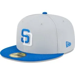 Men's San Diego Padres New Era Gray/Blue Dolphin 59FIFTY Fitted Hat -San Diego Padres Caps Sales blue san diego padres dolphin 59fifty fitted hat ss5 p 200000367pv 3u v1j1porzex4ahrs1mow6v qa6odn0c2xhsob5jvwyd