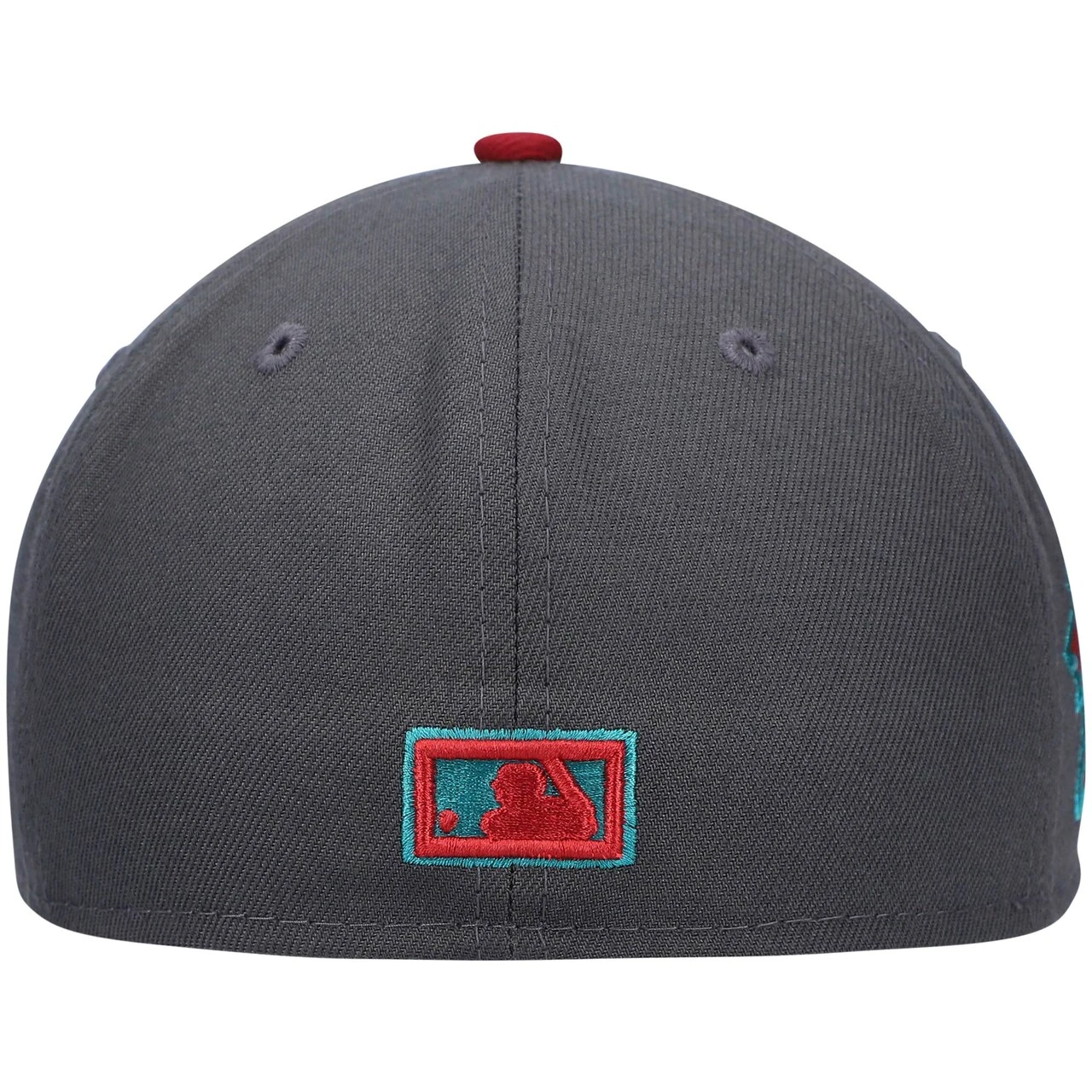 Men's New York Yankees New Era Graphite/Cardinal 1999 World Series Titlewave 59FIFTY Fitted Hat 6 Men's New York Yankees New Era Graphite/Cardinal 1999 World Series Titlewave 59FIFTY Fitted Hat - Image 4