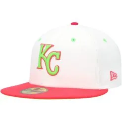 Men's Kansas City Royals New Era White/Coral 40th Anniversary Strawberry Lolli 59FIFTY Fitted Hat -San Diego Padres Caps Sales coral kansas city royals 40th anniversary strawberry lolli 59fifty fitted hat ss5 p 4770956pv 3u ccwlsjhlmwkyigpapfr8v k2mhmzrmsgsm9ijyteb8