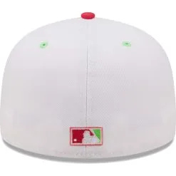 Men's Los Angeles Dodgers New Era White/Coral 100th Anniversary Strawberry Lolli 59FIFTY Fitted Hat -San Diego Padres Caps Sales coral los angeles dodgers 100th anniversary strawberry lolli 59fifty fitted hat ss5 p 4770958pv 4u nbelqhdr7hgj2eawhar3v dfvvdtz61a5dz2rwjzjp