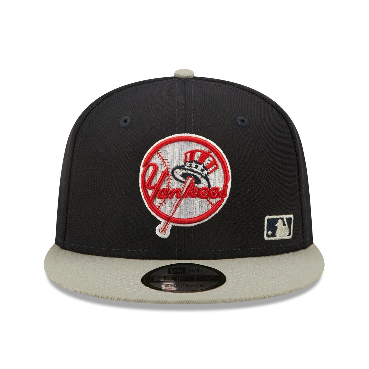 Men's New York Yankees New Era Navy/Gray Flawless 9FIFTY Snapback Hat 4 Men's New York Yankees New Era Navy/Gray Flawless 9FIFTY Snapback Hat - Image 2