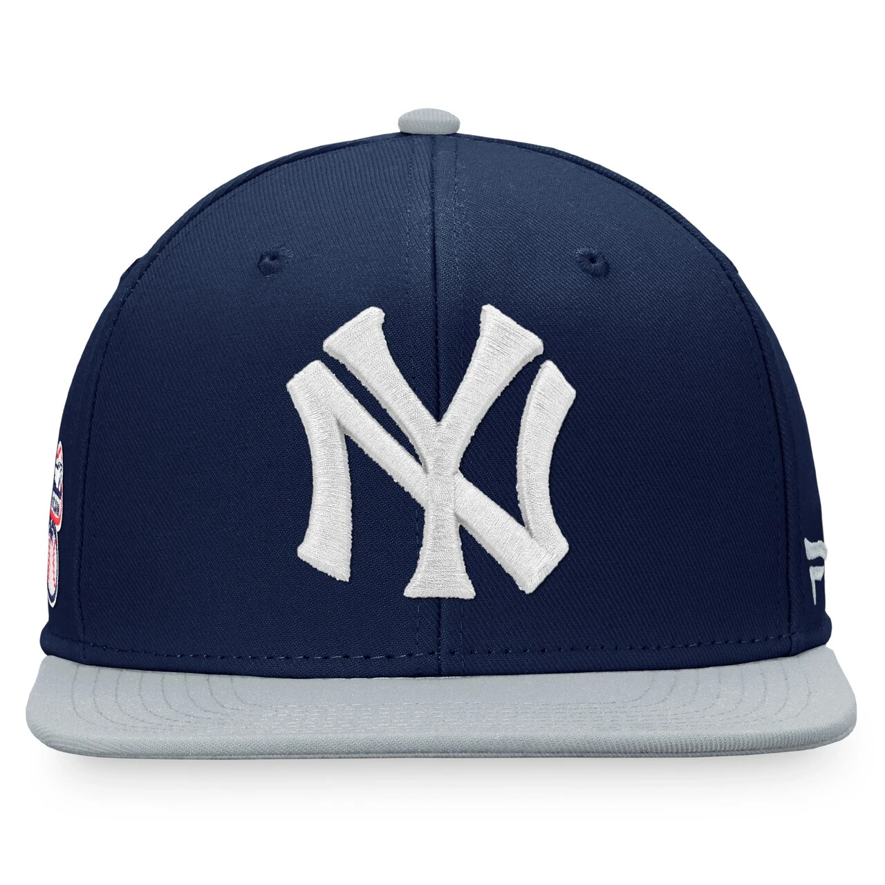 Men's New York Yankees Fanatics Branded Navy/Gray Fundamental Two-Tone Snapback Hat 4 Men's New York Yankees Fanatics Branded Navy/Gray Fundamental Two-Tone Snapback Hat - Image 2