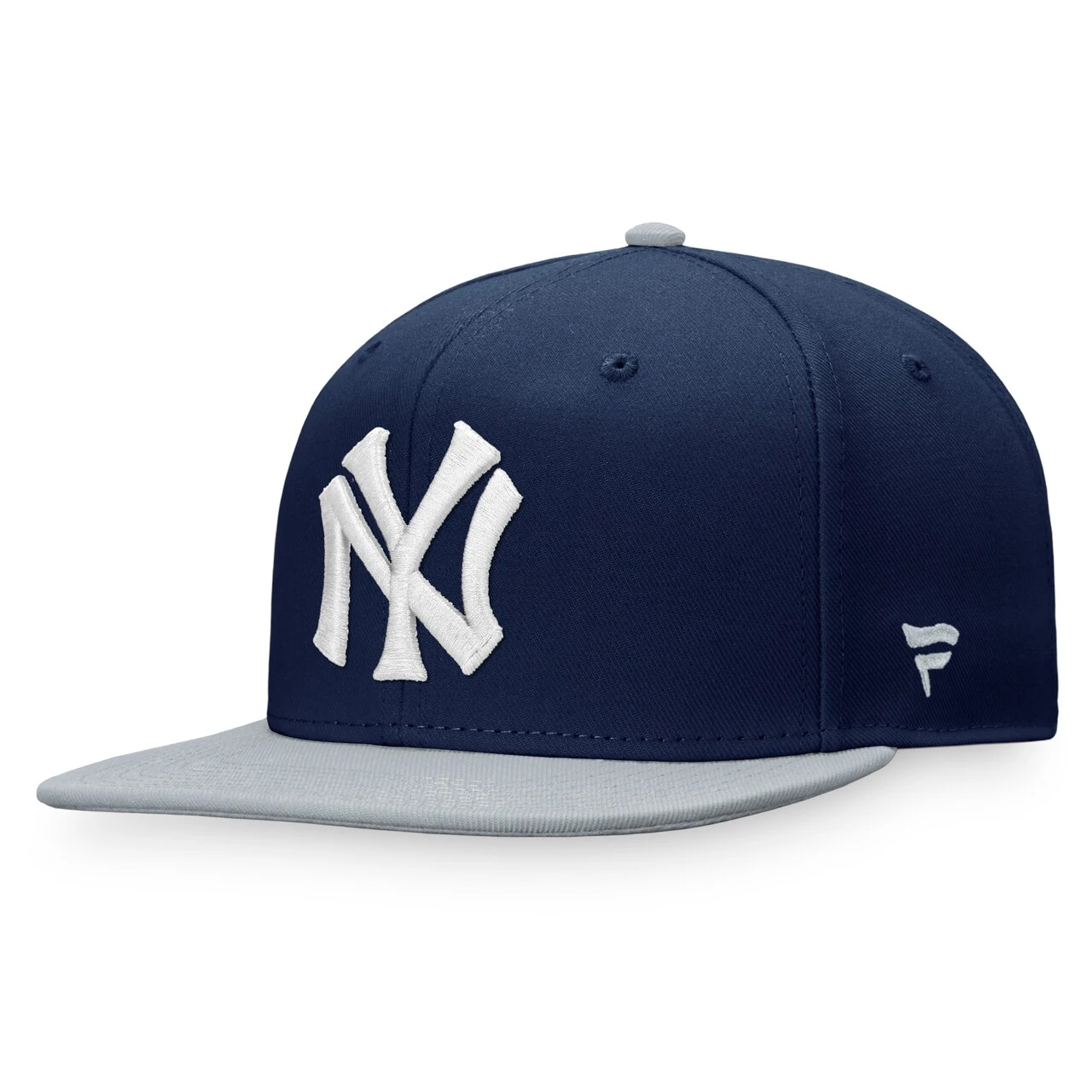 Men's New York Yankees Fanatics Branded Navy/Gray Fundamental Two-Tone Snapback Hat 5 Men's New York Yankees Fanatics Branded Navy/Gray Fundamental Two-Tone Snapback Hat - Image 3