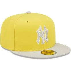 Men's New York Yankees New Era Yellow/Gray Spring Color Pack Two-Tone 59FIFTY Fitted Hat 8 Men's New York Yankees New Era Yellow/Gray Spring Color Pack Two-Tone 59FIFTY Fitted Hat -San Diego Padres Caps Sales gray new york yankees spring color pack two tone 59fifty fitted hat pi4414000 altimages ff 4414357 cae6051ee9488fc476f4alt3 full