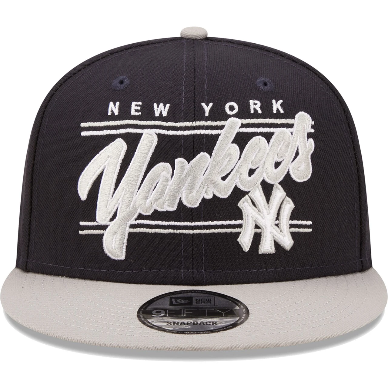 Men's New York Yankees New Era Navy/Gray Team Script 9FIFTY Adjustable Snapback Hat 4 Men's New York Yankees New Era Navy/Gray Team Script 9FIFTY Adjustable Snapback Hat - Image 2