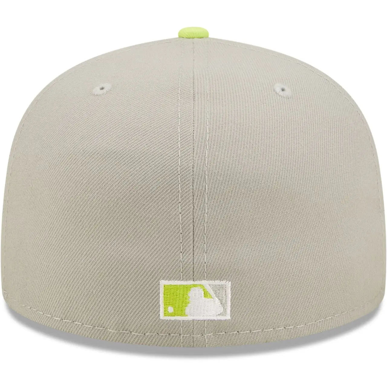 Men's Brooklyn Dodgers, Los Angeles Dodgers New Era Gray/Green 1955 World Series Cyber 59FIFTY Fitted Hat 6 Men's Brooklyn Dodgers, Los Angeles Dodgers New Era Gray/Green 1955 World Series Cyber 59FIFTY Fitted Hat - Image 4