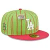 New Era X Big League Chew Men's Los Angeles Dodgers New Era Pink/Green MLB X Big League Chew Wild Pitch Watermelon Flavor Pack 59FIFTY Fitted Hat -San Diego Padres Caps Sales green los angeles dodgers mlb x big league chew wild pitch watermelon flavor pack 59fifty fitted hat pi4534000 altimages ff 4534235 53fb3969d543f407b7f9alt1 full