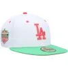 Men's Los Angeles Dodgers New Era White/Green Watermelon Lolli 59FIFTY Fitted Hat -San Diego Padres Caps Sales green los angeles dodgers watermelon lolli 59fifty fitted hat ss5 p 4784155pv 1u 5oadjy6khrsth2nhufcav gbvxigy6yxshvndc8yzw