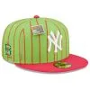 New Era X Big League Chew Men's New York Yankees New Era Pink/Green MLB X Big League Chew Wild Pitch Watermelon Flavor Pack 59FIFTY Fitted Hat -San Diego Padres Caps Sales green new york yankees mlb x big league chew wild pitch watermelon flavor pack 59fifty fitted hat pi4534000 altimages ff 4534238 73b59741427046d9cba7alt1 full