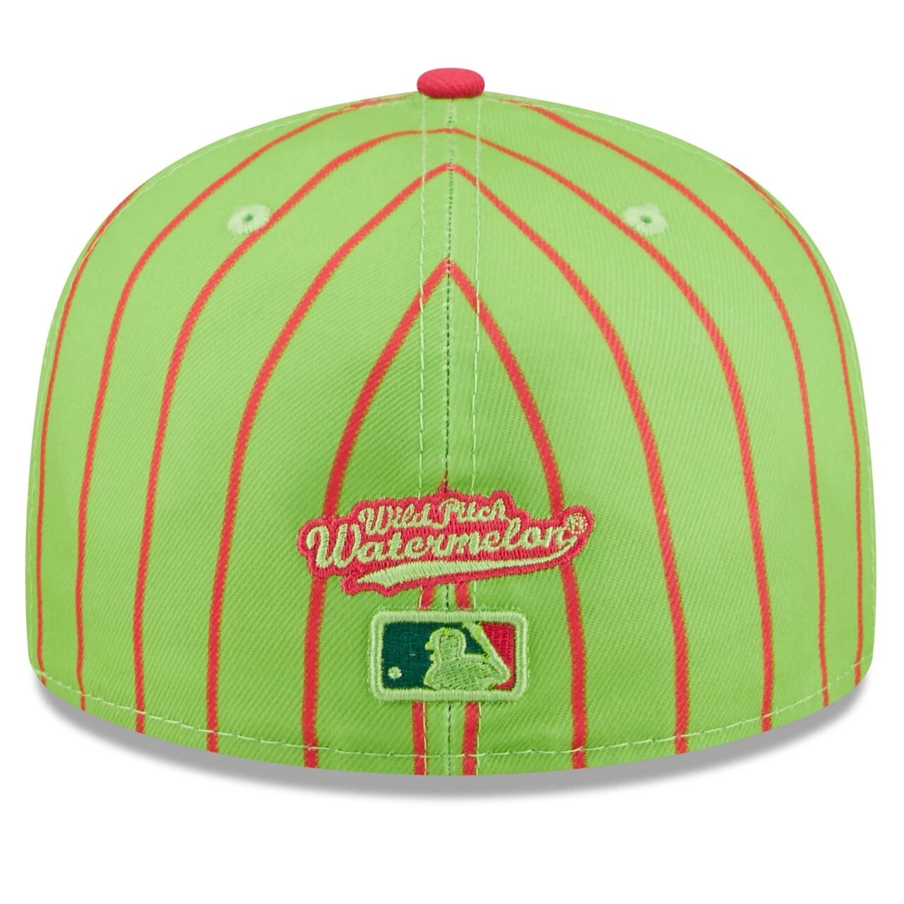 New Era X Big League Chew Men's New York Yankees New Era Pink/Green MLB X Big League Chew Wild Pitch Watermelon Flavor Pack 59FIFTY Fitted Hat 6 New Era X Big League Chew Men's New York Yankees New Era Pink/Green MLB X Big League Chew Wild Pitch Watermelon Flavor Pack 59FIFTY Fitted Hat - Image 4