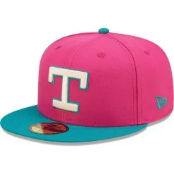 Men's Texas Rangers New Era Pink/Green Cooperstown Collection 1993 American League Passion Forest 59FIFTY Fitted Hat -San Diego Padres Caps Sales green texas rangers cooperstown collection 1993 american league passion forest 59fifty fitted hat ss5 p 4789430pv 3u a4idgfroenljybgm86tuv co9ax2ai1r23vcwrfdkx