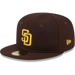Infant San Diego Padres New Era Brown My First 59FIFTY Fitted Hat