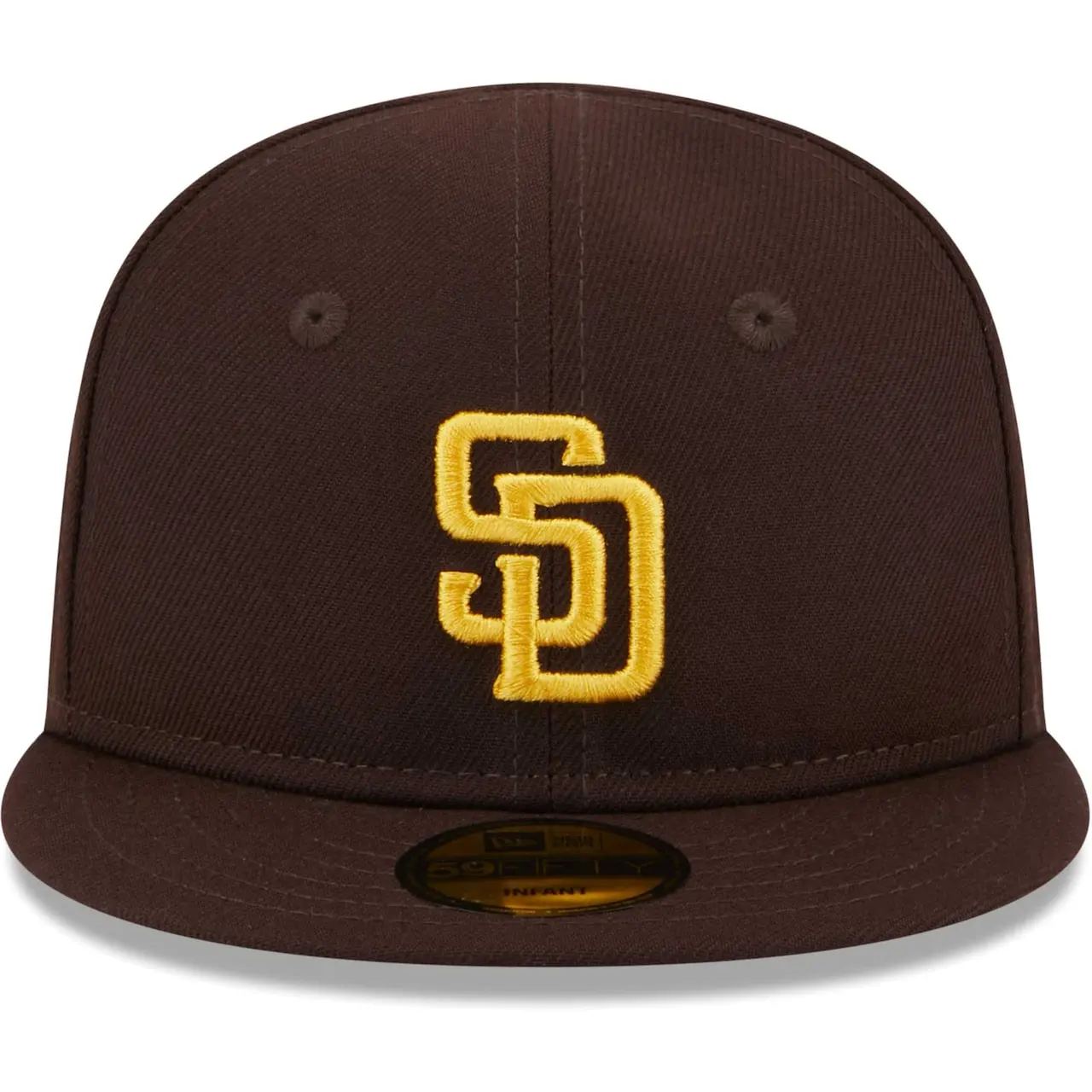 Infant San Diego Padres New Era Brown My First 59FIFTY Fitted Hat 4 Infant San Diego Padres New Era Brown My First 59FIFTY Fitted Hat - Image 2
