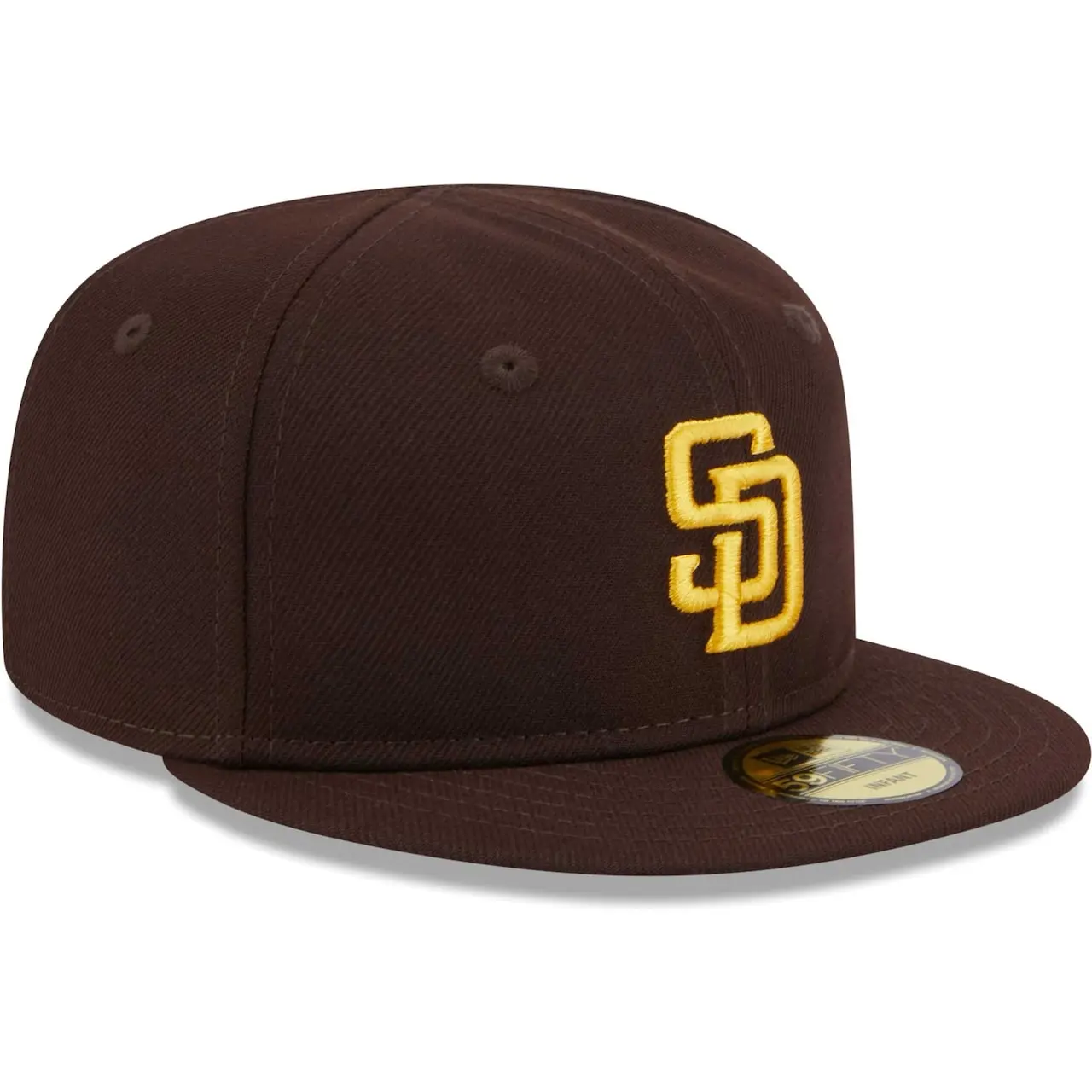 Infant San Diego Padres New Era Brown My First 59FIFTY Fitted Hat 5 Infant San Diego Padres New Era Brown My First 59FIFTY Fitted Hat - Image 3