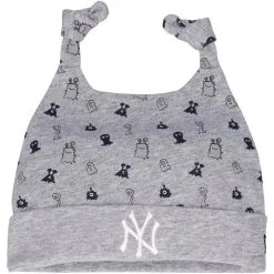 Infant New York Yankees New Era Heather Gray Critter Cuffed Knit Hat