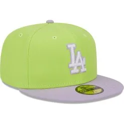 Men's Los Angeles Dodgers New Era Neon Green/Lavender Spring Color Two-Tone 59FIFTY Fitted Hat -San Diego Padres Caps Sales lavender los angeles dodgers spring color two tone 59fifty fitted hat ss5 p 5000234pv 3u h9rrdgl9jd2oq0t1ojmhv gjepuabpwhmgotrisaki