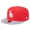 Men's Los Angeles Dodgers New Era Red/Lavender Spring Color Two-Tone 59FIFTY Fitted Hat -San Diego Padres Caps Sales lavender los angeles dodgers spring color two tone 59fifty fitted hat ss5 p 5000237pv 1u oq4nnjpbaefvqs7iuphrv jo2cdvfafynogf0qrj2r