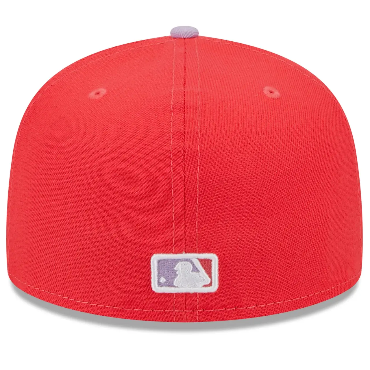 Men's Los Angeles Dodgers New Era Red/Lavender Spring Color Two-Tone 59FIFTY Fitted Hat 6 Men's Los Angeles Dodgers New Era Red/Lavender Spring Color Two-Tone 59FIFTY Fitted Hat - Image 4