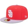 Men's San Diego Padres New Era Red/Lavender Spring Color Two-Tone 59FIFTY Fitted Hat 1 Men's San Diego Padres New Era Red/Lavender Spring Color Two-Tone 59FIFTY Fitted Hat -San Diego Padres Caps Sales lavender san diego padres spring color two tone 59fifty fitted hat ss5 p 5000261pv 1u ycvpthyq40nbwnodmrruv fyr0cvuvk8flgp62cpqb