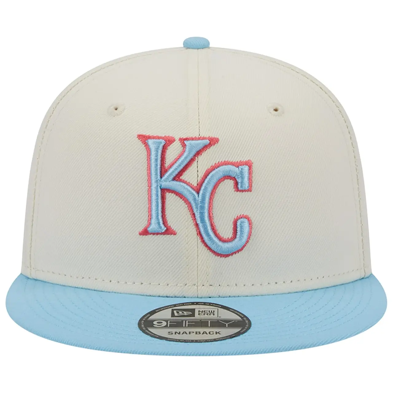 Men's Kansas City Royals New Era White/Light Blue Spring Basic Two-Tone 9FIFTY Snapback Hat 4 Men's Kansas City Royals New Era White/Light Blue Spring Basic Two-Tone 9FIFTY Snapback Hat - Image 2