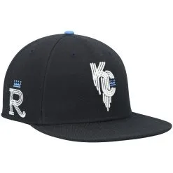 Men's Kansas City Royals '47 Navy 2021 City Connect Captain Snapback Hat