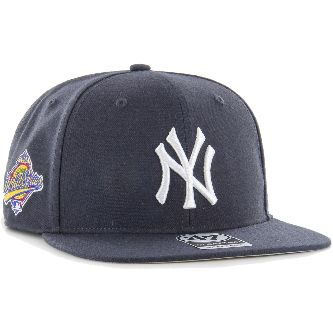 Men's New York Yankees '47 Navy 1996 World Series Sure Shot Captain Snapback Hat 3 Men's New York Yankees '47 Navy 1996 World Series Sure Shot Captain Snapback Hat