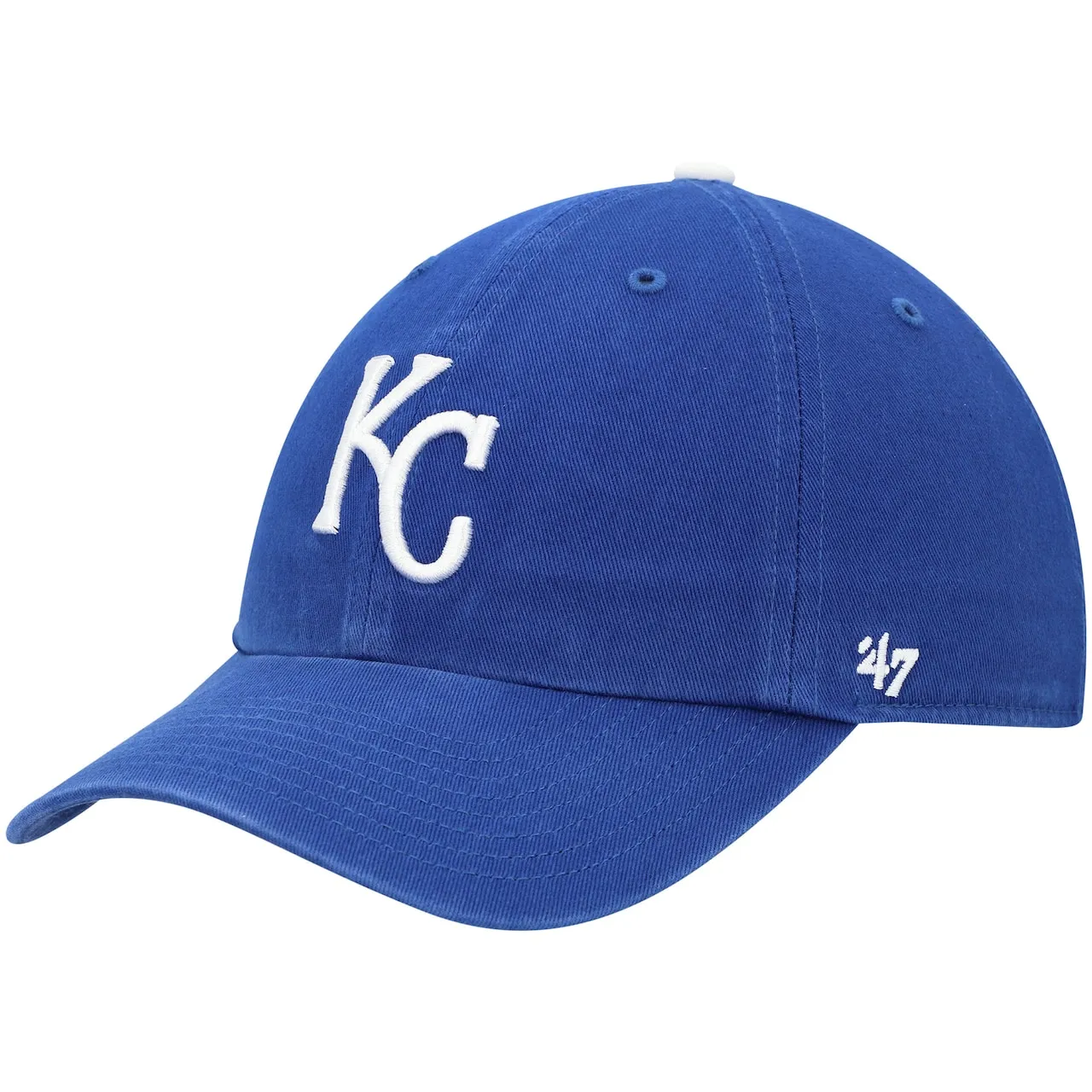 Men's Kansas City Royals '47 Royal Clean Up Adjustable Hat 3 Men's Kansas City Royals '47 Royal Clean Up Adjustable Hat