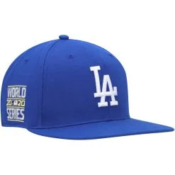 Men's Los Angeles Dodgers '47 2020 World Series Royal Sure Shot Captain Snapback Hat