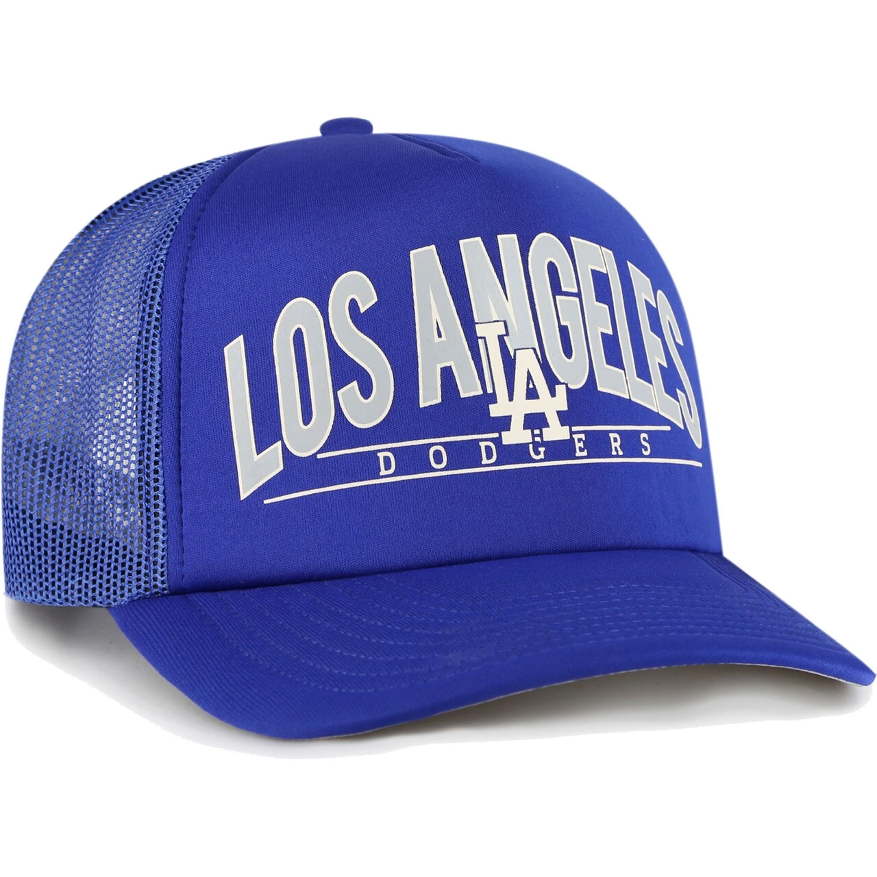 Men's Los Angeles Dodgers '47 Royal Backhaul Foam Trucker Snapback Hat 4 Men's Los Angeles Dodgers '47 Royal Backhaul Foam Trucker Snapback Hat - Image 2