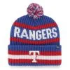 Men's Texas Rangers '47 Royal Bering Cuffed Knit Hat With Pom -San Diego Padres Caps Sales mens 47 royal texas rangers bering cuffed knit hat with pom pi4249000 altimages ff 4249448 d7cae3157058b6ddada5alt1 full