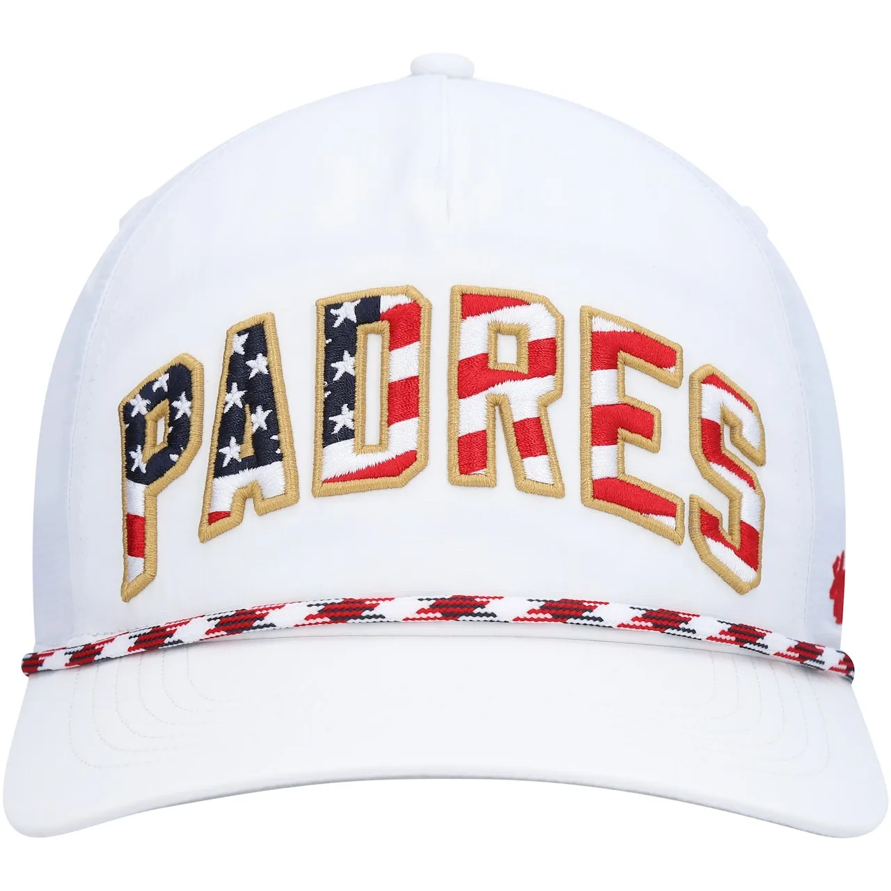 Men's San Diego Padres '47 White Flag Flutter Hitch Snapback Hat 4 Men's San Diego Padres '47 White Flag Flutter Hitch Snapback Hat - Image 2
