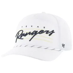 Men's Texas Rangers '47 White 2023 City Connect Downburst Hitch Snapback Hat