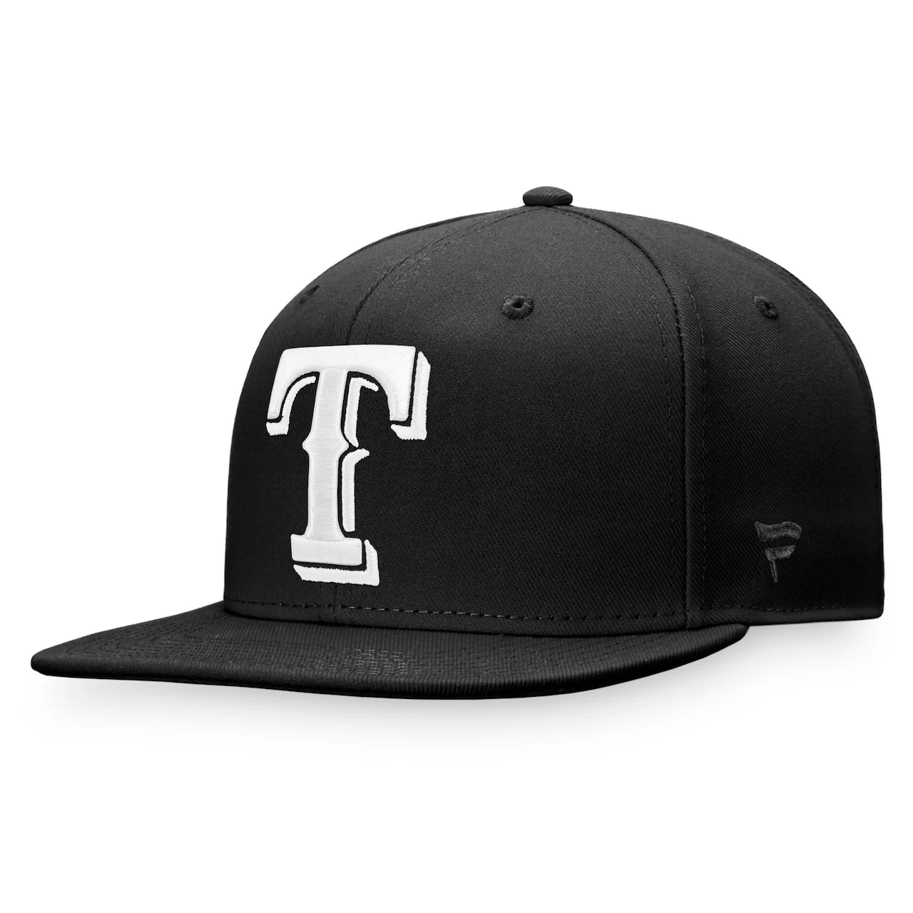 Men's Texas Rangers Fanatics Branded Black Snapback Hat 3 Men's Texas Rangers Fanatics Branded Black Snapback Hat