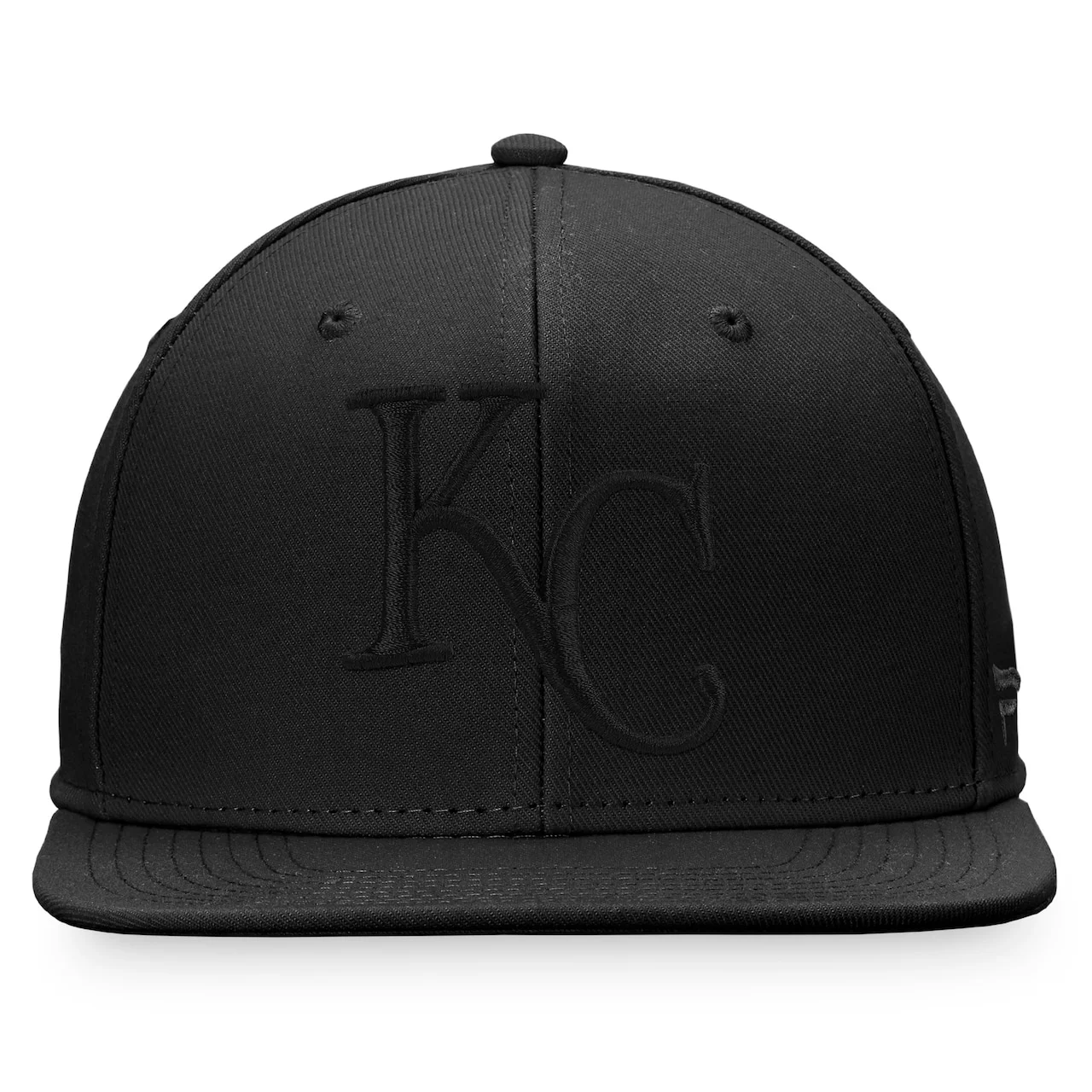Men's Kansas City Royals Fanatics Branded Black On Black Snapback Hat 4 Men's Kansas City Royals Fanatics Branded Black On Black Snapback Hat - Image 2