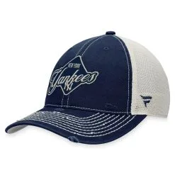 Men's New York Yankees Fanatics Branded Navy Heritage Trucker Snapback Hat