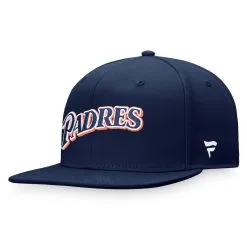 Men's San Diego Padres Fanatics Branded Navy Cooperstown Collection Fitted Hat
