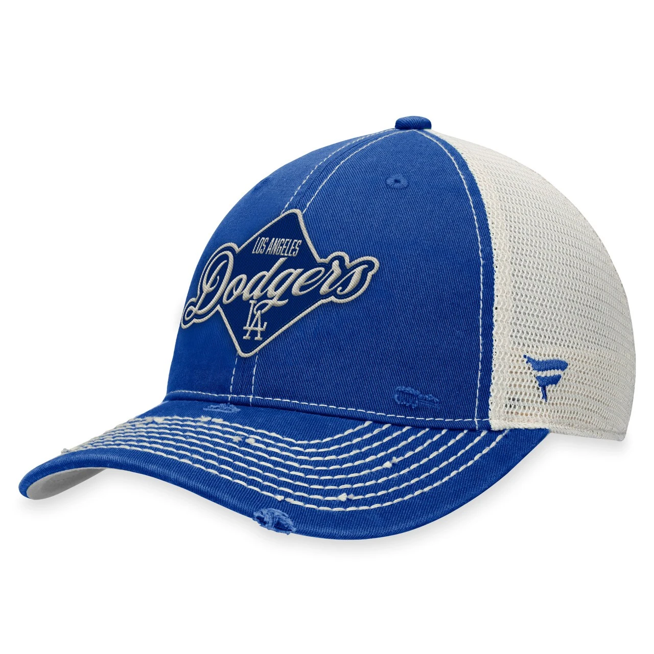 Men's Los Angeles Dodgers Fanatics Branded Royal Heritage Trucker Snapback Hat 3 Men's Los Angeles Dodgers Fanatics Branded Royal Heritage Trucker Snapback Hat