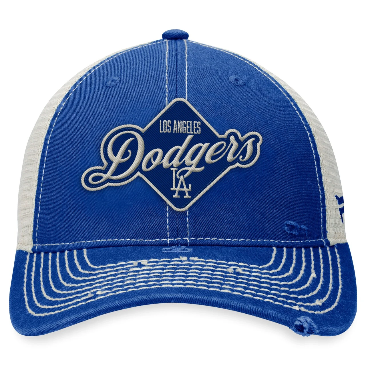 Men's Los Angeles Dodgers Fanatics Branded Royal Heritage Trucker Snapback Hat 4 Men's Los Angeles Dodgers Fanatics Branded Royal Heritage Trucker Snapback Hat - Image 2