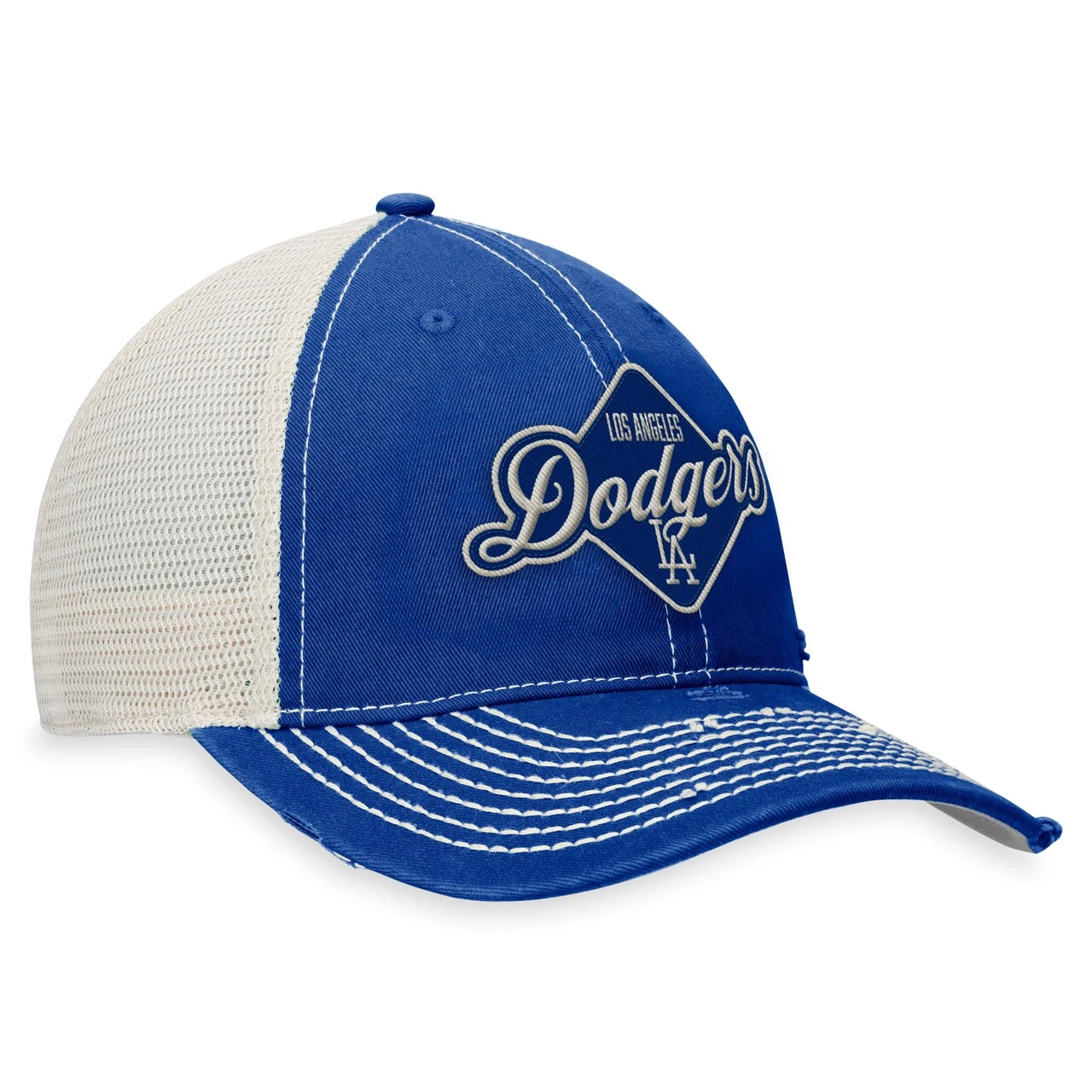 Men's Los Angeles Dodgers Fanatics Branded Royal Heritage Trucker Snapback Hat 5 Men's Los Angeles Dodgers Fanatics Branded Royal Heritage Trucker Snapback Hat - Image 3