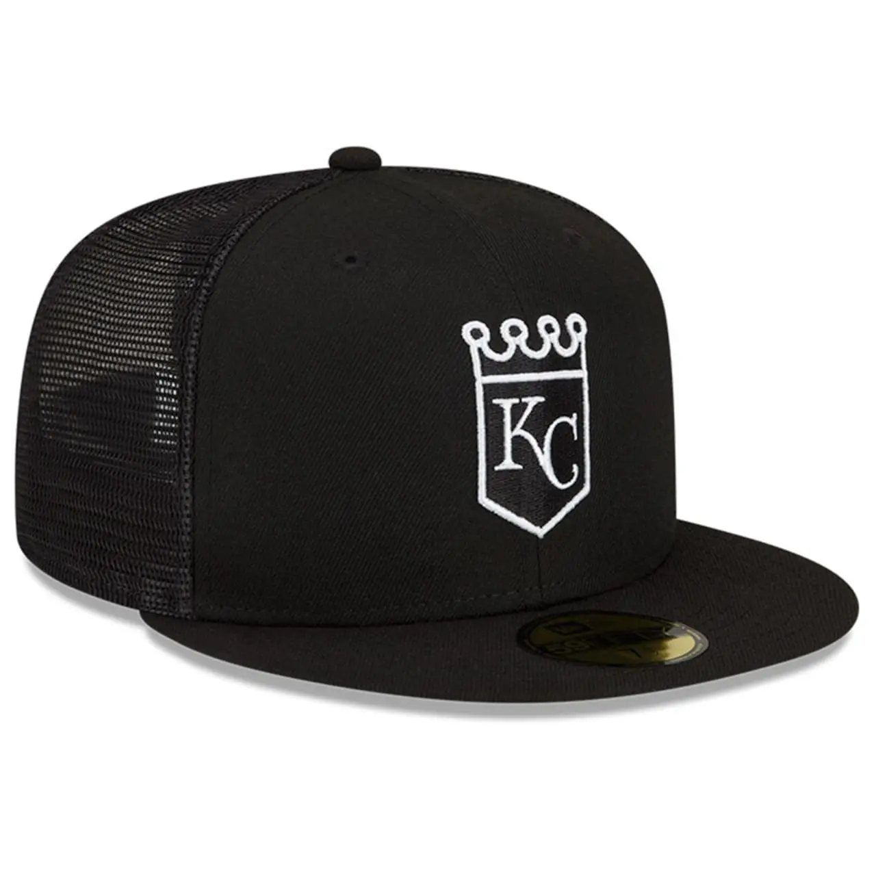 Men's Kansas City Royals New Era Black 2023 Batting Practice 59FIFTY Fitted Hat 5 Men's Kansas City Royals New Era Black 2023 Batting Practice 59FIFTY Fitted Hat - Image 3