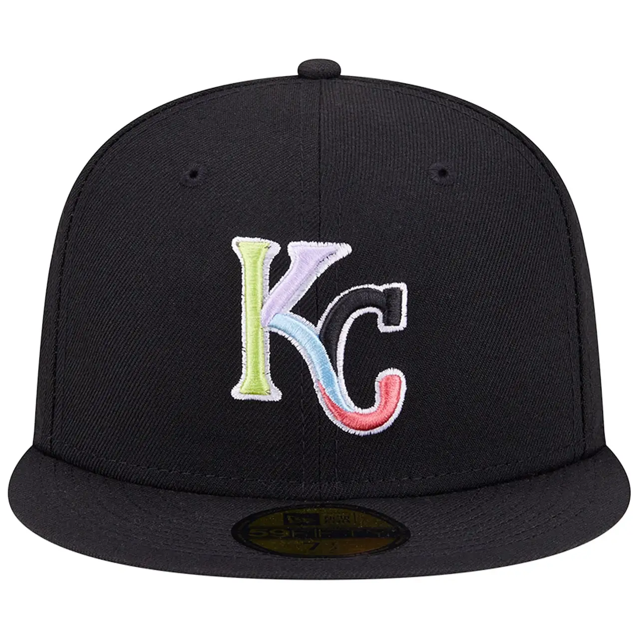 Men's Kansas City Royals New Era Black Multi-Color Pack 59FIFTY Fitted Hat 4 Men's Kansas City Royals New Era Black Multi-Color Pack 59FIFTY Fitted Hat - Image 2
