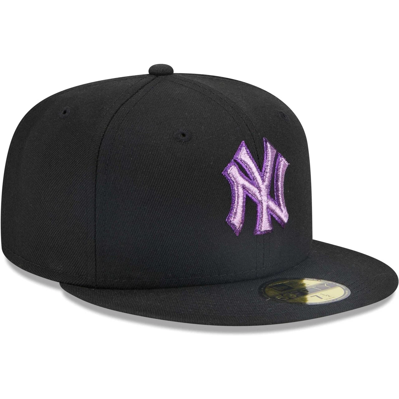 Men's New York Yankees New Era Black Metallic Pop 59FIFTY Fitted Hat 5 Men's New York Yankees New Era Black Metallic Pop 59FIFTY Fitted Hat - Image 3
