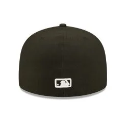 Men's New York Yankees New Era Black Team Logo 59FIFTY Fitted Hat -San Diego Padres Caps Sales mens new era black new york yankees team logo 59fifty fitted hat pi4733000 altimages ff 4733474 dce6347d1e60d489ea20alt4 full
